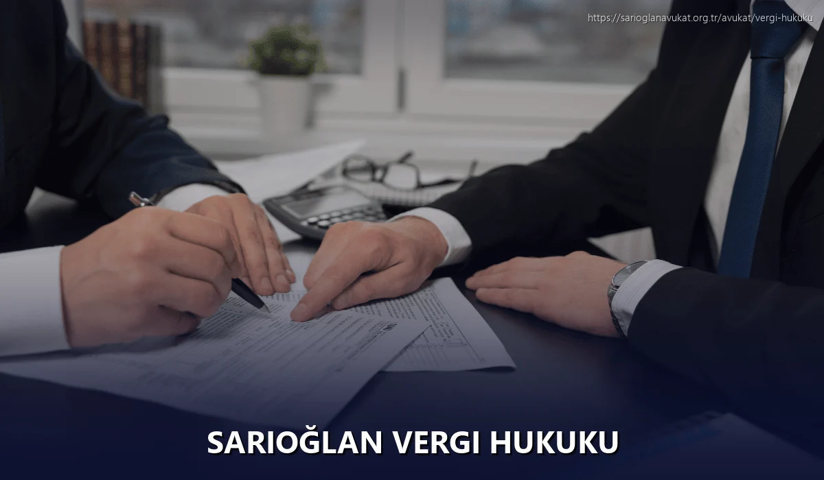 Sarıoğlan Vergi Hukuku